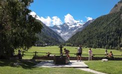 La fontana in ferro a Cogne, Valle d'Aosta