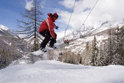 Snowboarding in Cogne - Aosta Valley